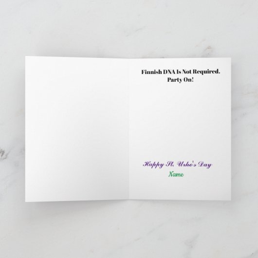 Carte Funny St. Urho's Day Friends Card (Intérieur)