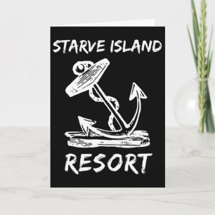 Carte Funny Starve Island Sud B Put-in-y Îles Bateau