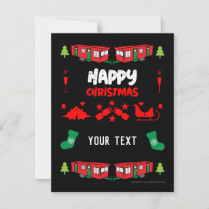 Carte Funny Static Caravan Mobile Accueil Cadeaux Sweats