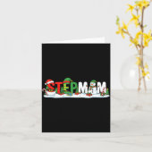 Carte Funny Stepmom Santa Elf Snowman Christmas Womens G (Fleur jaune)