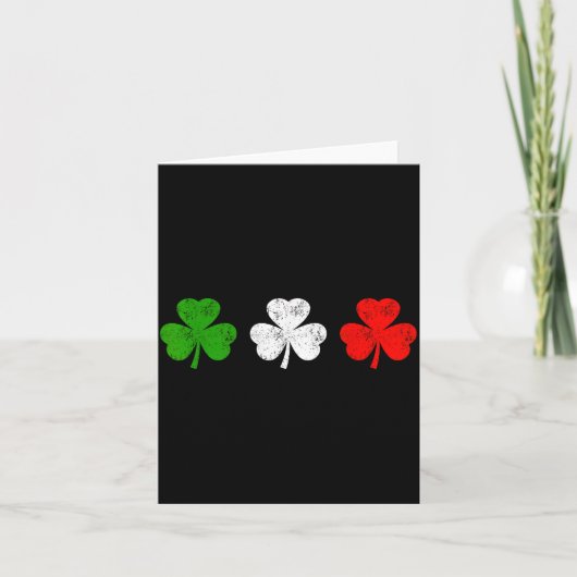 Carte Funny Still Italian Shamrocks St Patricks Day Men (Devant)
