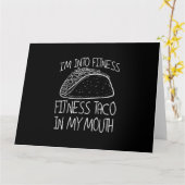 Carte Funny Taco - Ce Ness Taco Funny Gym (Fleur jaune)