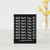 Carte Funny Teacher Gen Alpha Clroom Humor, I Will Not S (Fleur jaune)