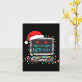 Carte Funny Tech Christmas Geek Ai Holiday Humor Nerd Sh (Fleur jaune)