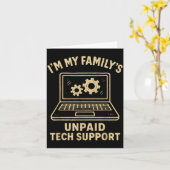 Carte Funny Tech Lover Graphic Tee Computer Geek Nerd En (Fleur jaune)