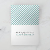 Carte Funny Tennis Anniversaire (Intérieur)