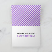 Carte Funny Tennis Anniversaire (Intérieur)