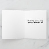 Carte Funny Tennis Anniversaire (Intérieur)