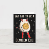 Carte Funny Thanksgiving Dinner Bad Day To Be A Deviled  (Devant)