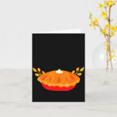 Carte Funny Thanksgiving Go Ahead Bake My Day Men Women (Fleur jaune)