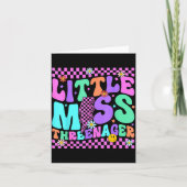 Carte Funny Threenager Happy 3rd Bday Party 3 Years Old  (Devant)