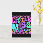 Carte Funny Threenager Happy 3rd Bday Party 3 Years Old  (Fleur jaune)