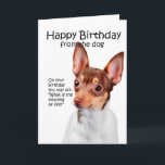 Carte Funny Toy Fox Terrier Birthday<br><div class="desc">This funny birthday card isn't JUST for Toy Fox Terrier lovers.</div>
