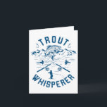 Carte Funny Trout Fly Fishing Birthday Christmas Fathers<br><div class="desc">Funny Trout Fly Fishing Birthday Christmas Fathers</div>