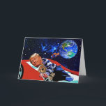 Carte Funny Trump Birthday Card - Super Donald<br><div class="desc">Un petit Trump Therapy va très loin,  faites sourire quelqu'un que vous connaissez aujourd'hui !</div>