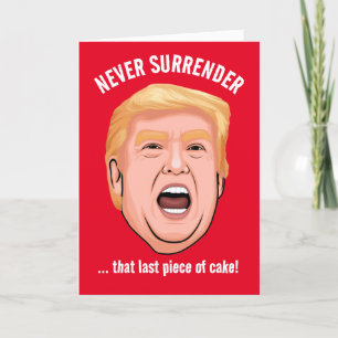 Carte Funny Trump Joyeux anniversaire