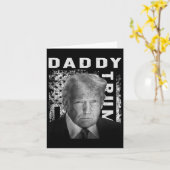 Carte Funny Trump Shirts Daddy's Home Design Hommes Femm (Fleur jaune)