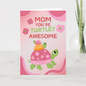 Carte Funny Turtley Fête des Mères fantastique (Devant)