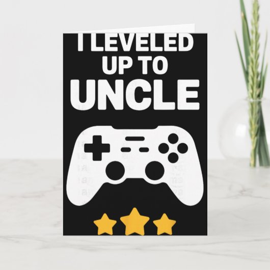 Carte Funny Uncle Art For Uncle Men From New Promoted To (Devant)