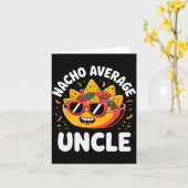 Carte Funny Uncle Design For Uncle Men First Time Uncle (Fleur jaune)