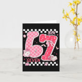 Carte Funny Valentine 67 Six Seven Meme Nk Arc Garçon Fi (Fleur jaune)