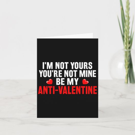 Carte Funny Valentine Em pour la Saint-Valentin Sois mon (Devant)