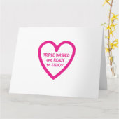 Carte Funny Valentines Day, cadeau cheky Valentines Day, (Fleur jaune)