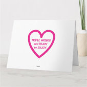 Carte Funny Valentines Day, cadeau cheky Valentines Day, (Dos)