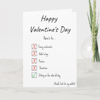 Carte Funny Valentines Day Card