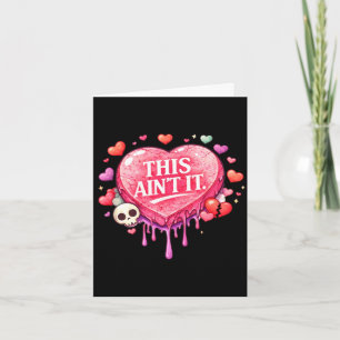 Carte Funny valentines day conversation coeurs bonbons t