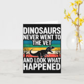 Carte Funny Veterinarian Design For Men Women Vet Tech V (Fleur jaune)