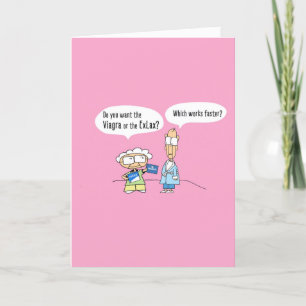 Carte Funny Viagra Valentine Card - 009V