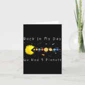 Carte Funny Video Games Back In My Day We Had Nine Plane (Devant)