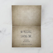 Carte Funny Vintage Papier Générique Anniversaire (Intérieur)