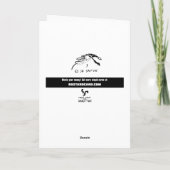 Carte Funny Weiner Poem Noël (Dos)