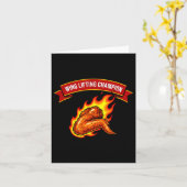 Carte Funny Wing Lifting Chamon  (Fleur jaune)