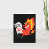 Carte Funny Year Of The Horse – Chinese Zodiac New Year (Devant)