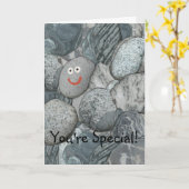 Carte Funny You're Special Thinking of You Rock Card (Fleur jaune)