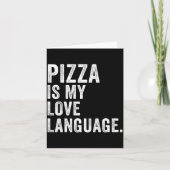 Carte Funny Zza Is My Love Language, Funny Anti Valentin (Devant)
