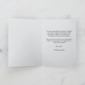 Carte Furry Friends Looking at Santa Custom Christmas (Intérieur)