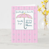 Carte Futur Belle-Fille Réception de Mariage Rose (Fleur jaune)