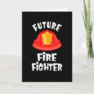 Carte Futur cadeau Anniversaire de enfant pompier