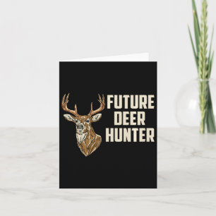 Carte Futur chasseur de cerfs enfant Copain de chasse de