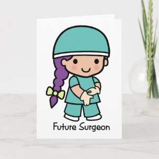 Carte Futur chirurgien - Fille