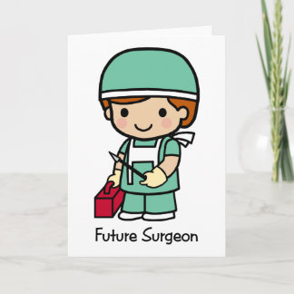 Carte Futur chirurgien - Garçon