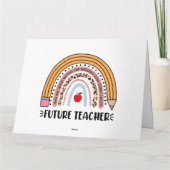 Carte Futur enseignant, Enseignant en devenir, Enseignan (Dos)