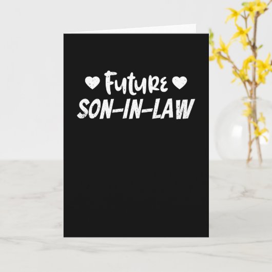 Carte Futur gendre (Fleur jaune)