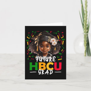 Carte Futur Hbcu Grad Afro Black Girl Kids Graduation C