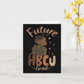 Carte Futur Hbcu Grad Histoire Noire Mois Garçon Graduat (Fleur jaune)