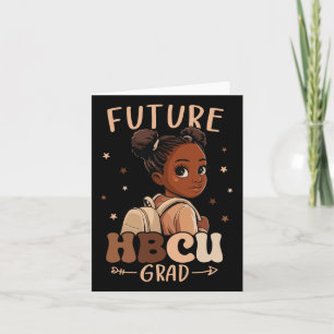 Carte Futur Hbcu Grad Kids Black Girl Afro Black Histori